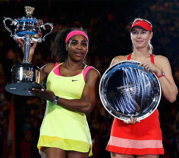 Abierto de Australia 2015 - Serena Williams y Sharapova (Reuters)