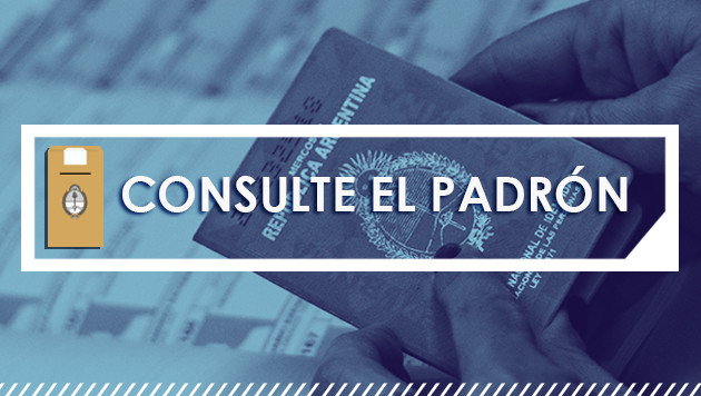 Padrón electoral definitivo - Consulte el Padron