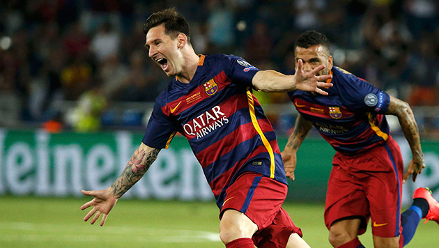 Festejo de Lionel Messi (Reuters)