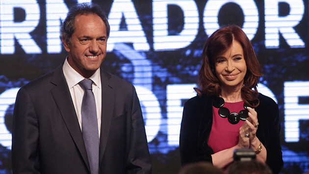 Daniel Scioli y Cristina Kirchner (NA)