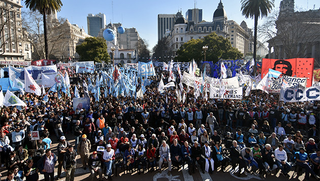 Protesta de Organizaciones Sociales