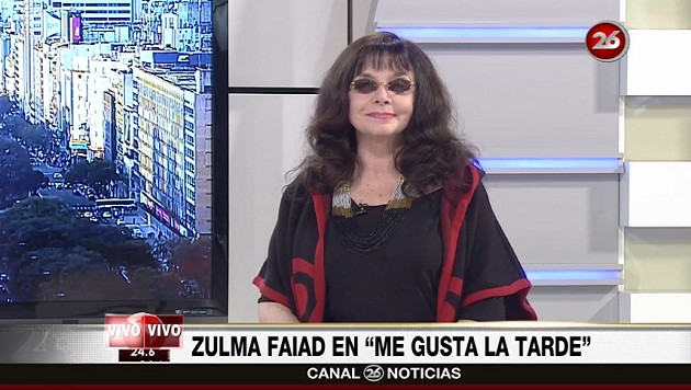 Zulma Faiad en Me Gusta la Tarde (Canal 26)