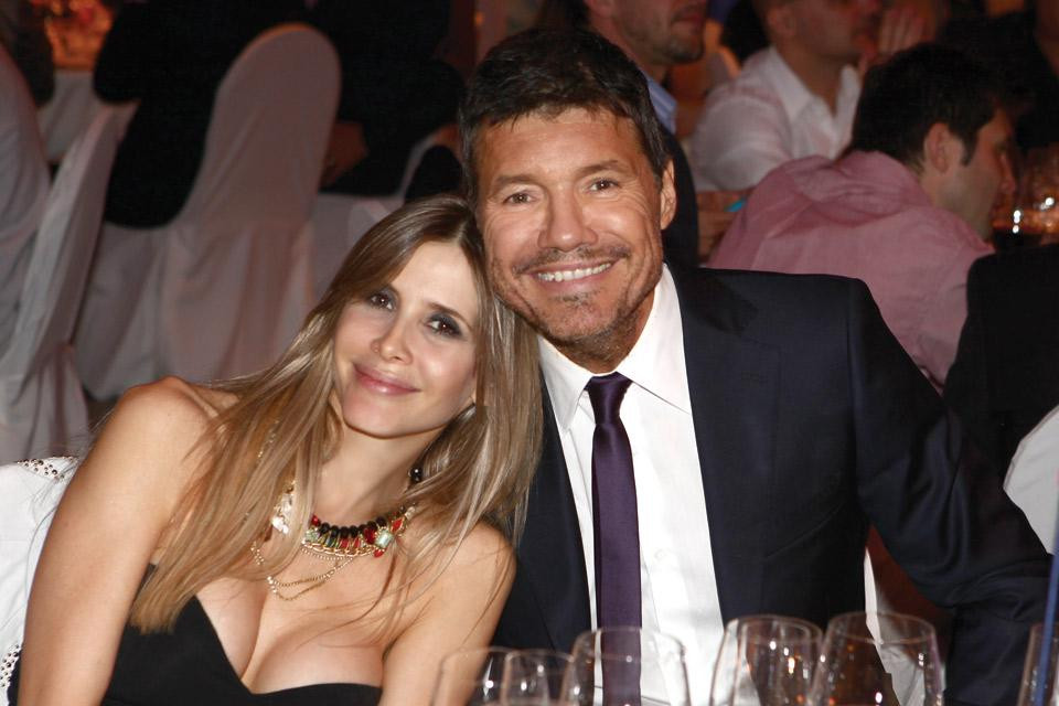 Marcelo Tinelli y Guillermina Valdés