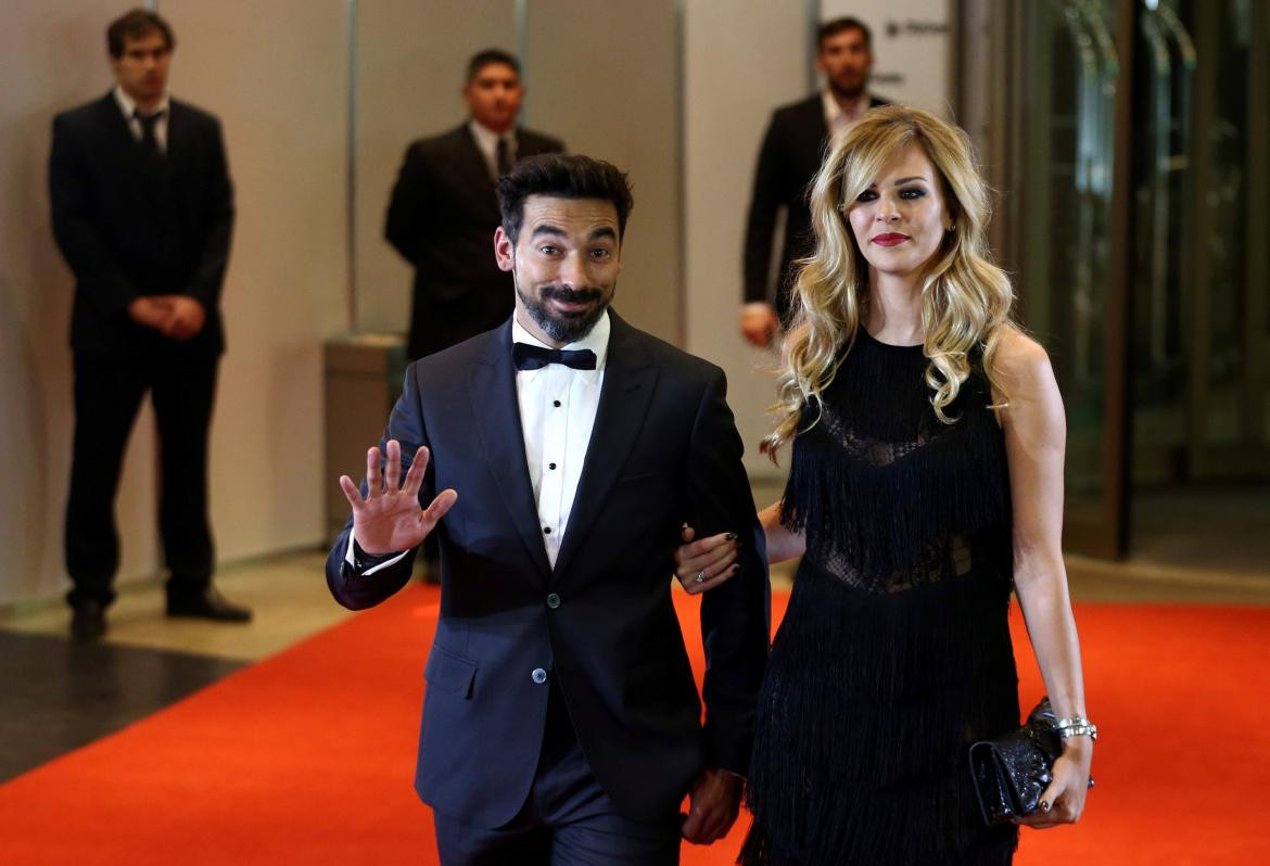 Pocho Lavezzi y Yanina Screpante