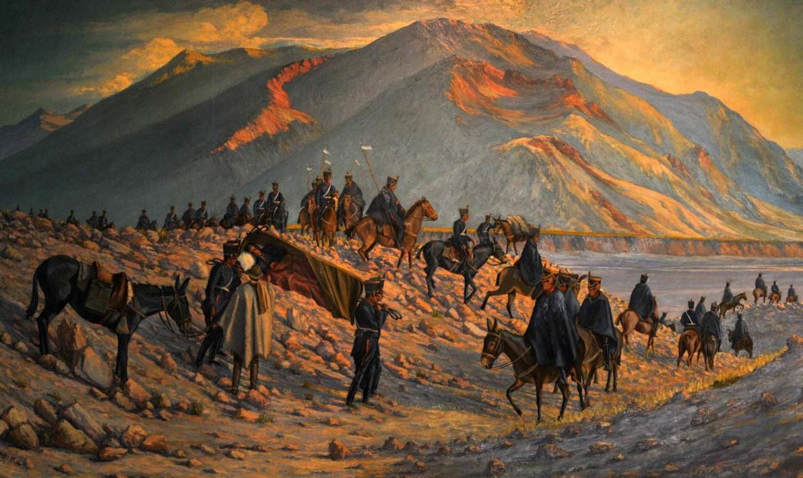 José de San Martín Cruce de los Andes