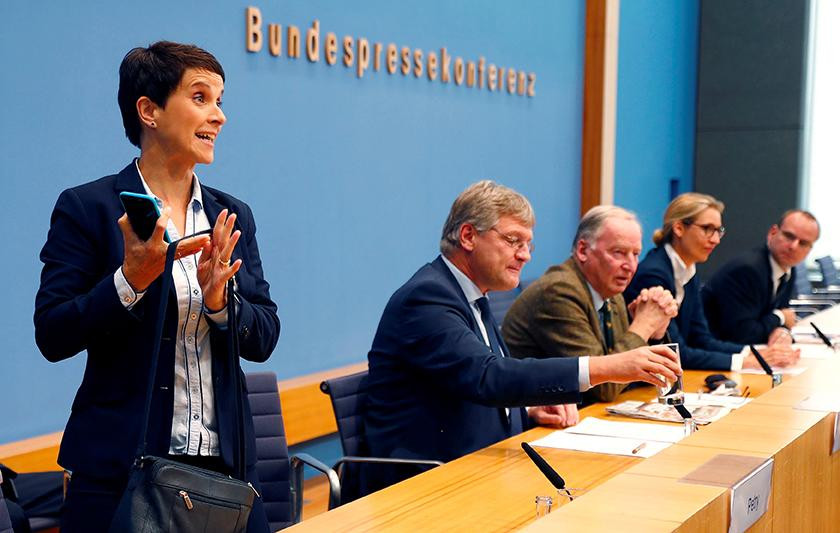 Renuncia en partido AFD - Alemania