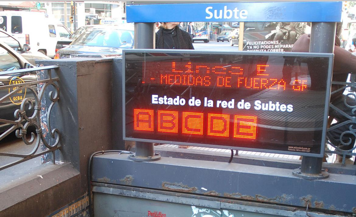 Paro de subtes (NA)