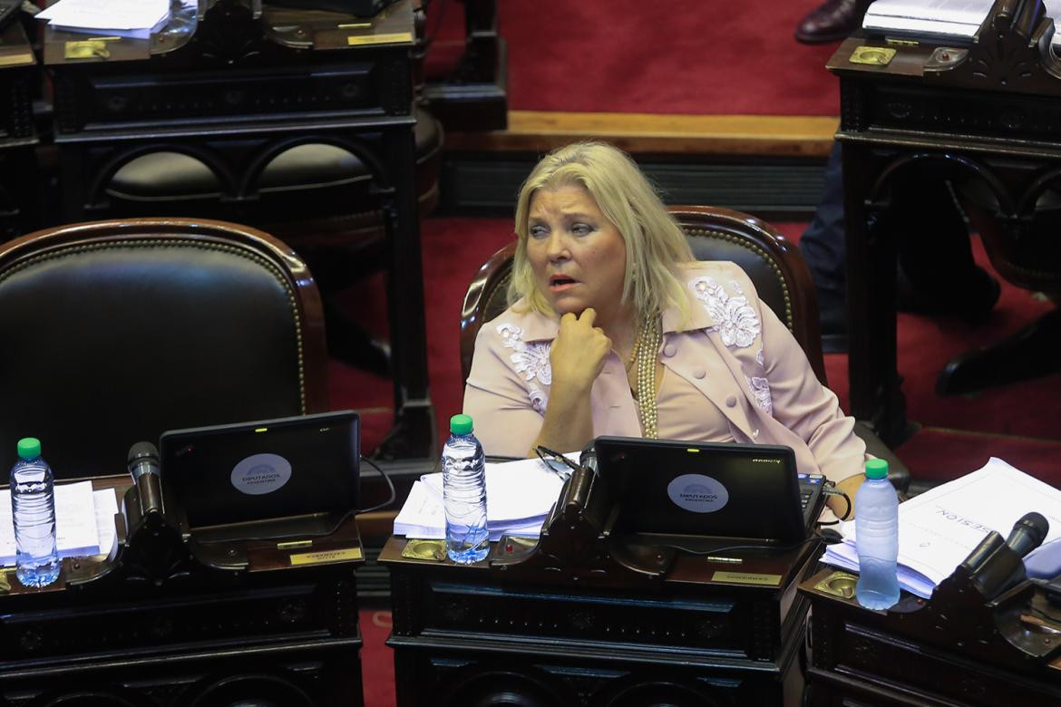 Reforma Previsional - sesión en Diputados - Elisa Carrió - NA