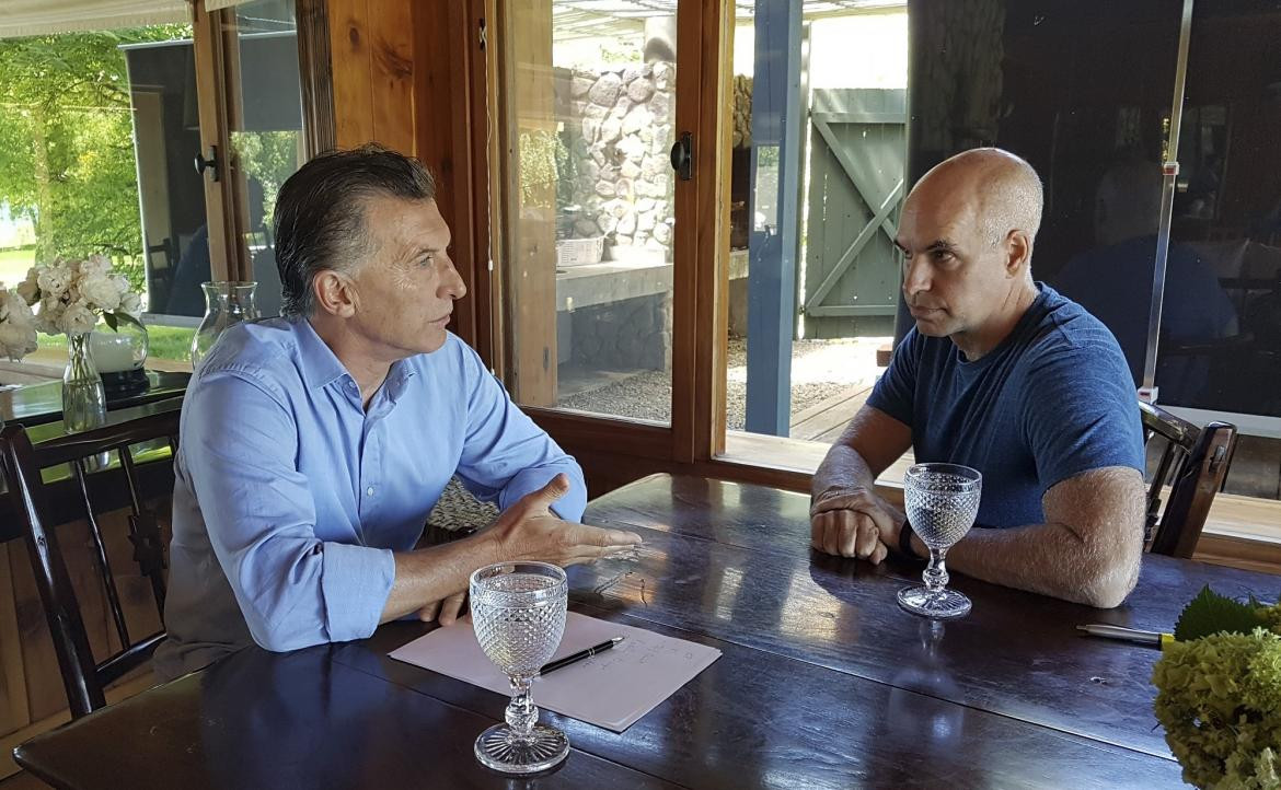 Macri con Larreta en Villa la Angostura