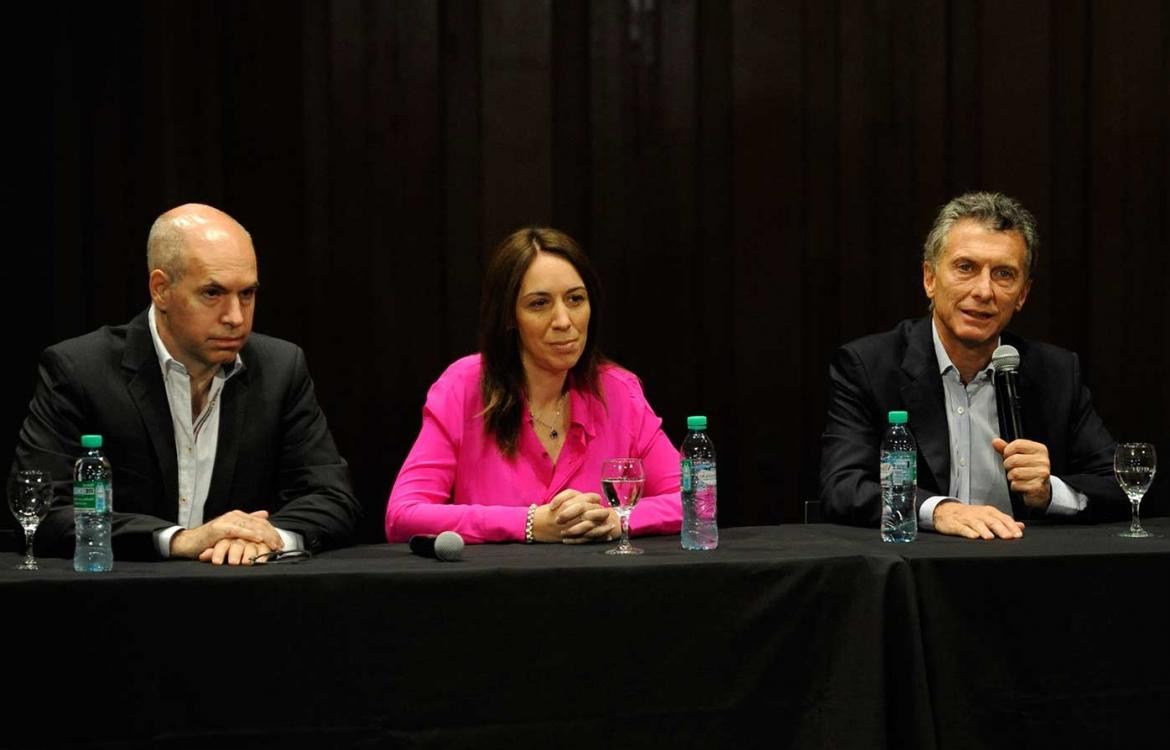 Vidal - Larreta - Macri