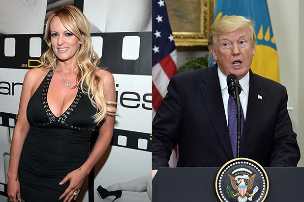 Stormy Daniels y Donald Trump