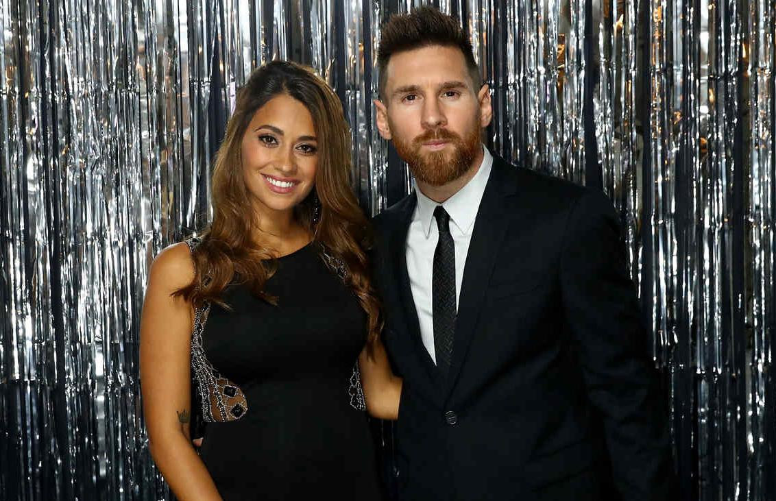 Antonela Roccuzzo y Lionel Messi