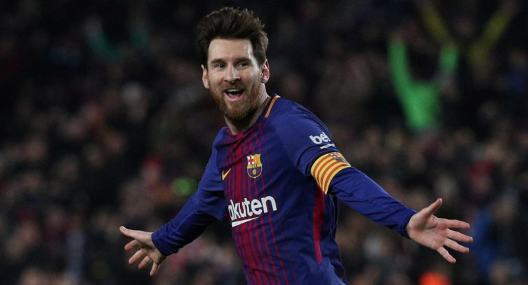 Gol de Messi en el Barcelona (Reuters)