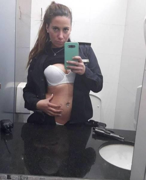 María Florencia Salinas, policía hot de Bahía Blanca