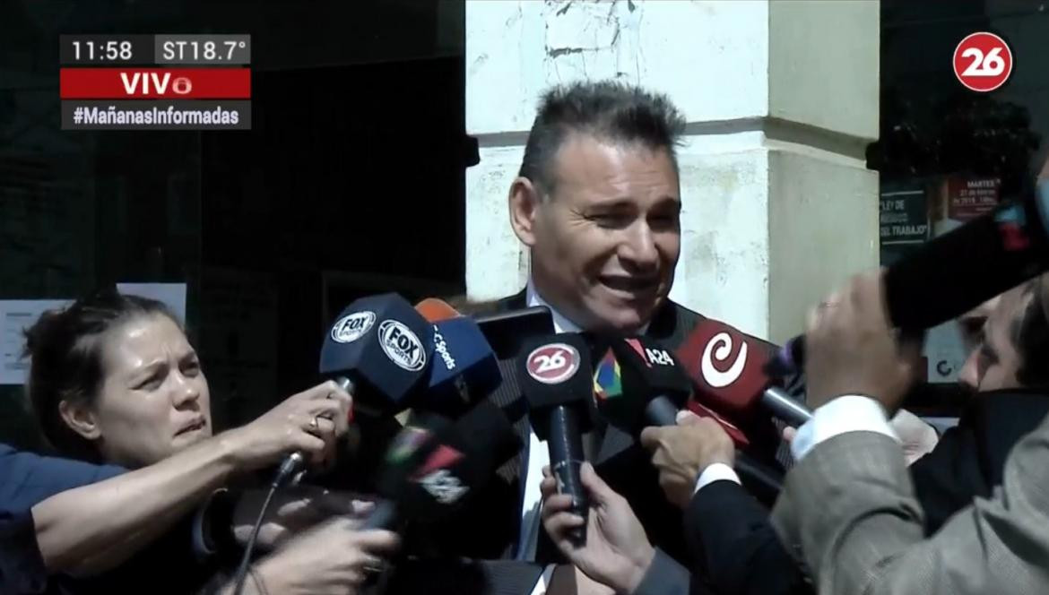 Pedro Martino, abogado del Dr. Beldi - abusos en Independiente