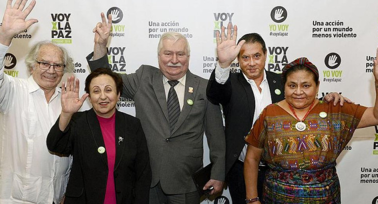 Voy por la Paz - Evento en Montevideo, Uruguay, #VOYPORLAPAZ - Premios Nobel