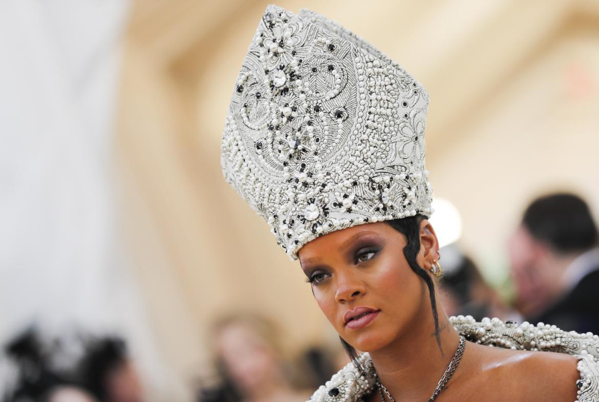 Rihanna en la MET Gala (Reuters)