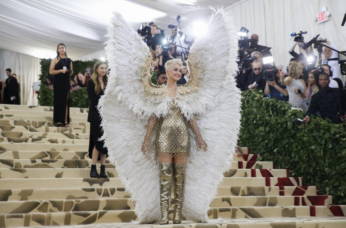 Katy Perry en la MET Gala (Reuters)