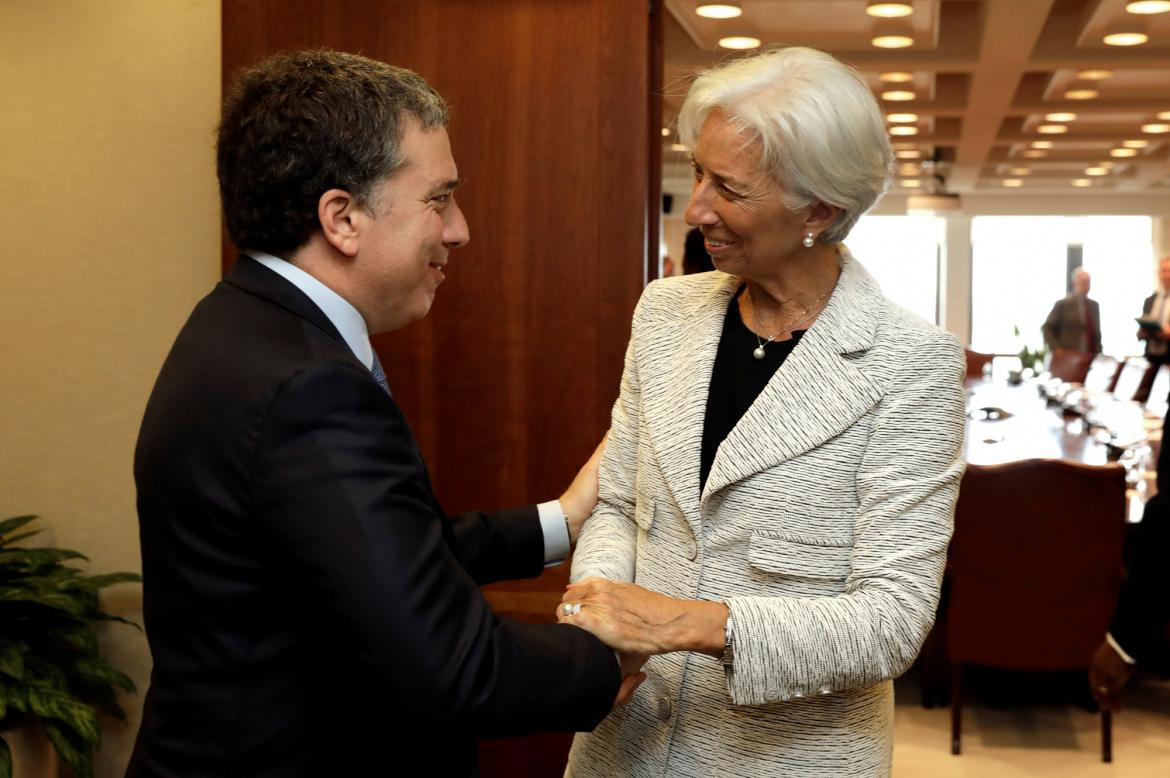  Christine Lagarde - Nicolás Dujovne - FMI - Washington - Reuters - 