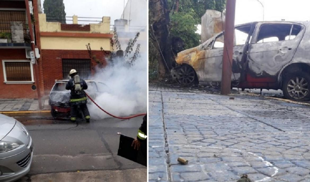 Robo, persecución y tiroteo en Liniers