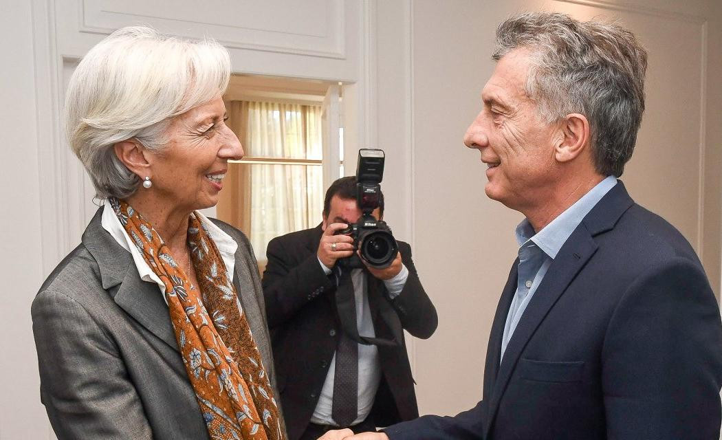 Christine Lagarde y Mauricio Macri - FMI - Gobierno argentino