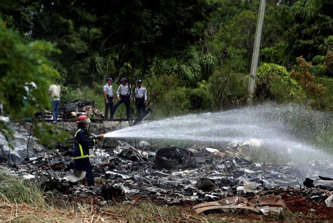 Accidente aéreo - Cuba - La Habana - REUTERS -