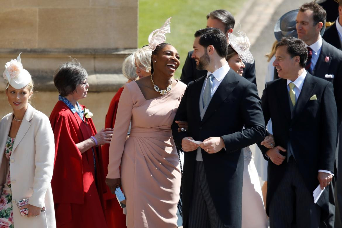 Serena Williams y Alexis Ohanian - Boda Real entre Harry y Meghan (Reuters)