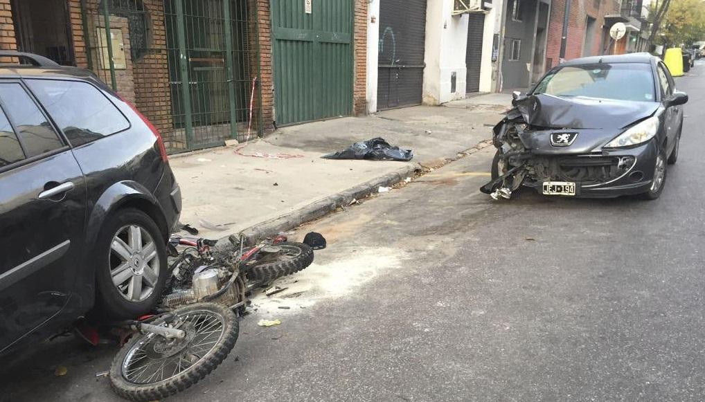 Choque y muerte en Balvanera