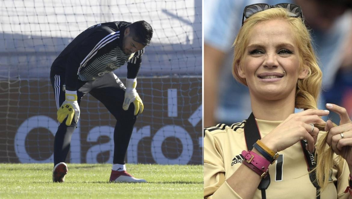 Sergio Romero - Eliana Guercio - Selección Argentina - Fútbol - Polémica