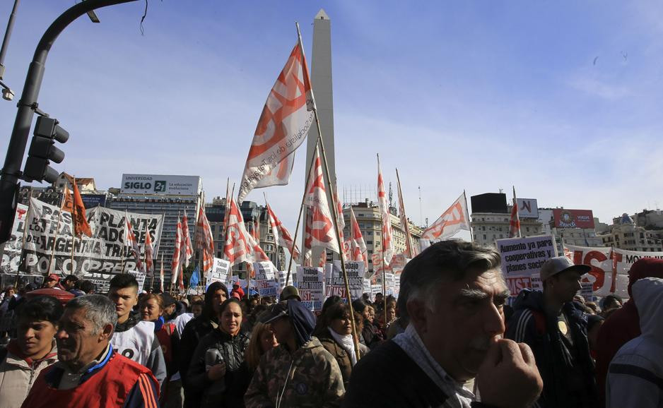 Protesta en el Obelisco (NA)