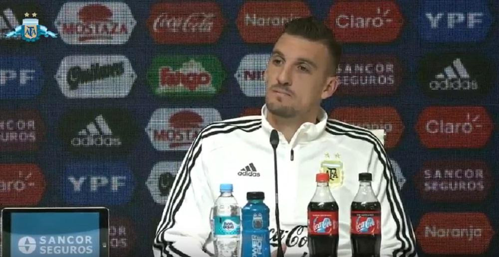 Conferencia de prensa, Franco Armani y Cristian Pavón, Mundial Rusia