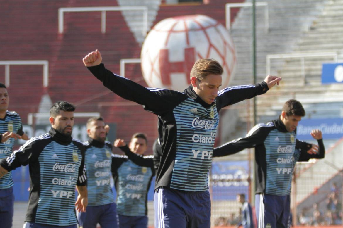 Selección Argentina - entrenamiento a puertas abiertas