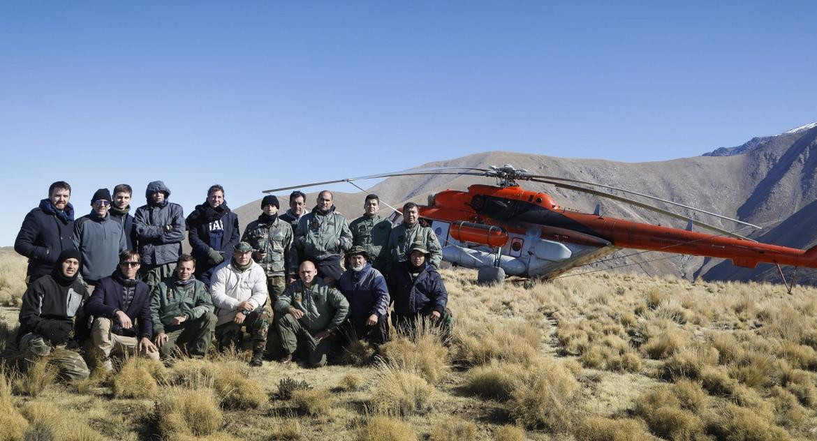 Rescate Catamarca - comitiva Foto NA