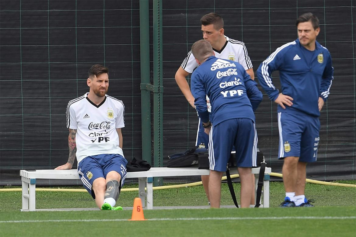 Entrenamiento de la Selección Argentina - Mundial Rusia 2018 -  Fútbol  (NA)