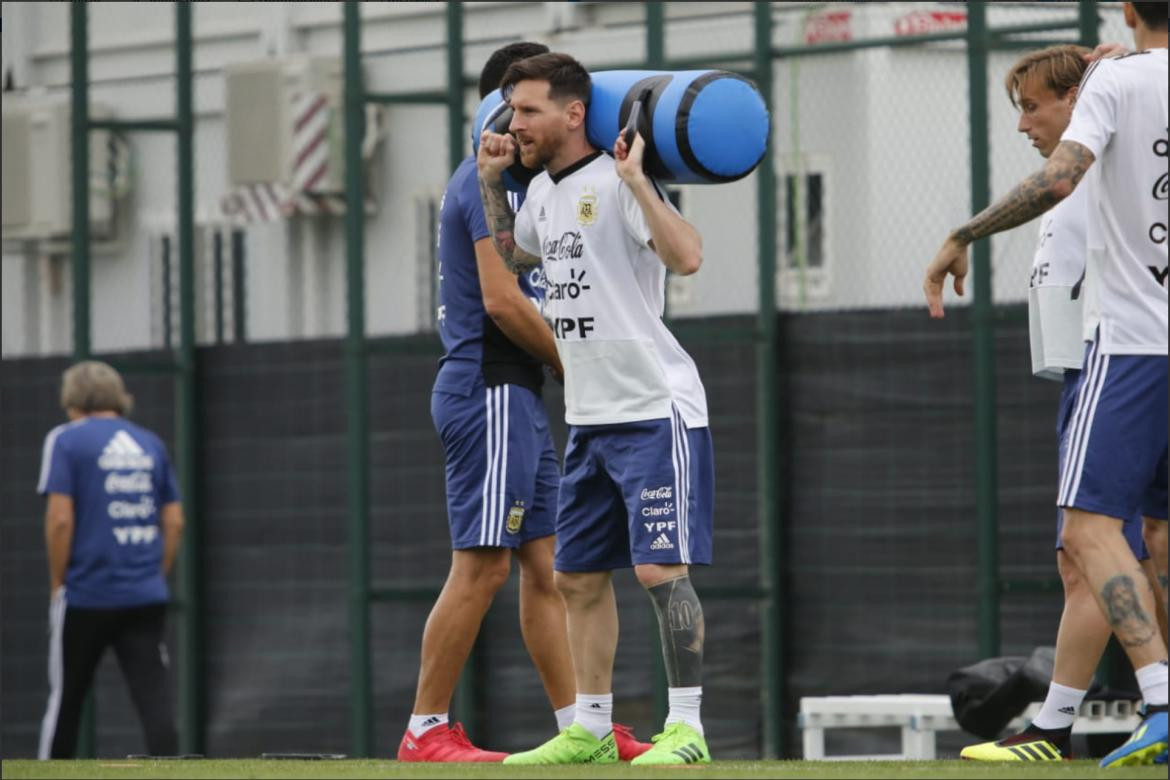 Selección Argentina - entrenamiento