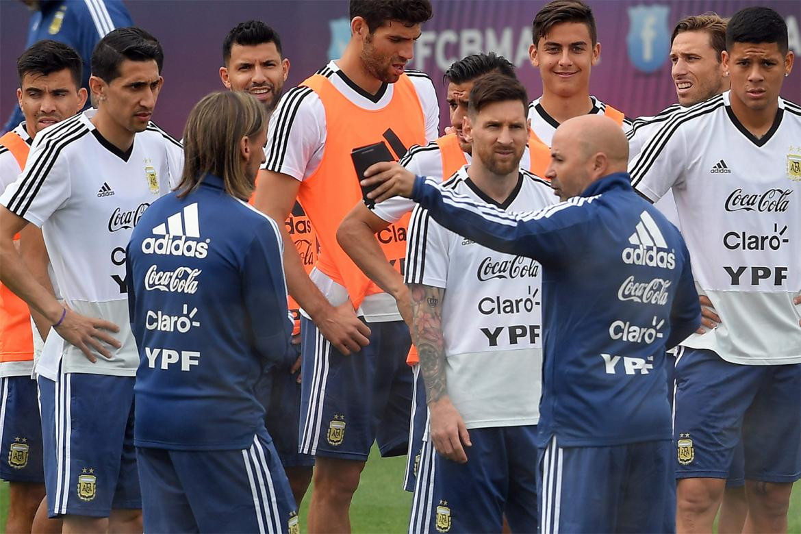 Entrenamiento de la Selección - Sampaoli - Mundial Rusia 2018