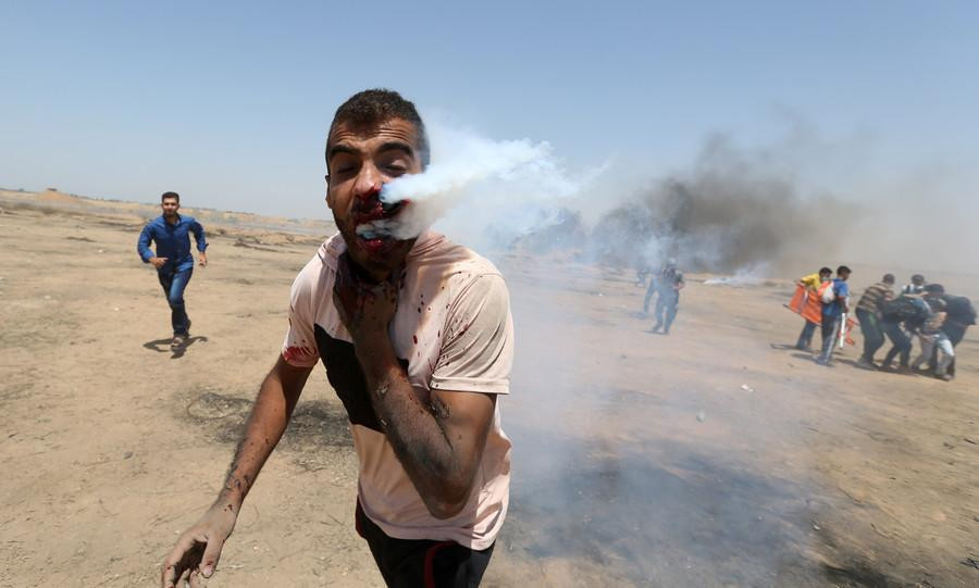Granada gas lacrimógeno - Palestina-Israel