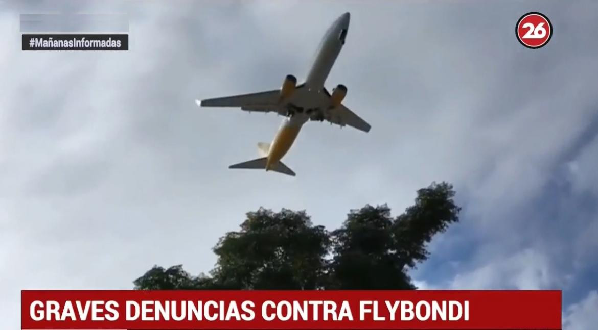 Graves denuncias por los vuelos de Flybondi