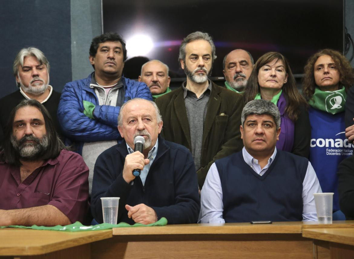 Paro nacional jueves 14 junio, camioneros, docentes y CTA