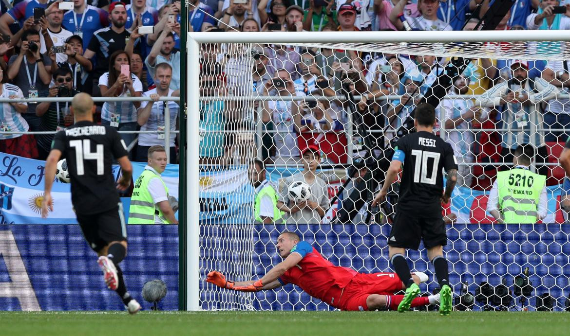 Mundial Rusia 2018, Selección Argentina, Selección Islandia, Messi penal Reuters