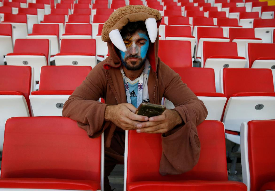 Mundial Rusia 2018, Argentina vs. Islandia, hinchada argentina, Selección Argentina, Selección Islandia, Reuters