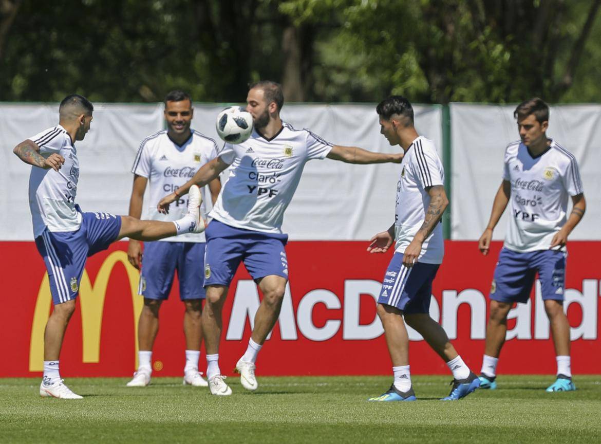 Selección Argentina - entrenamiento