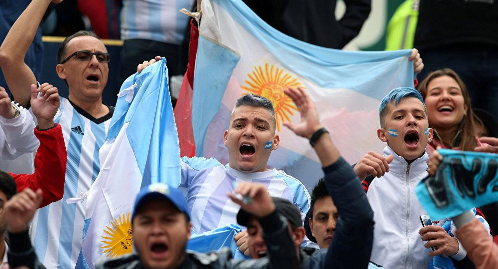 Hinchas argentinos