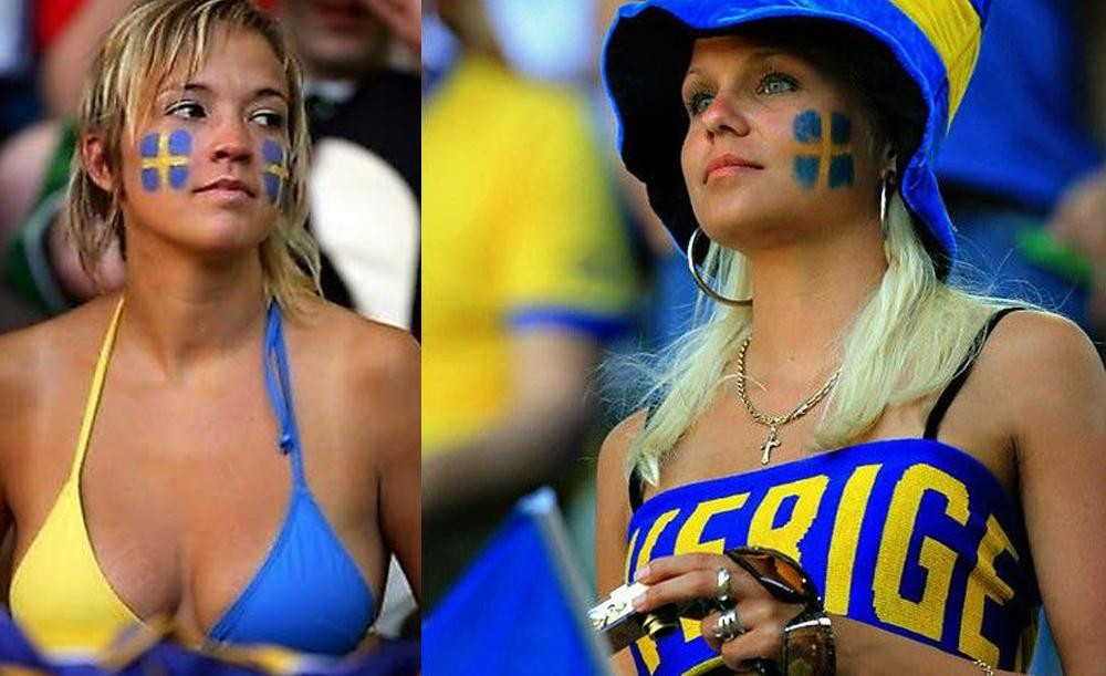 Las diosas hot de Suecia - Mundial Rusia 2018