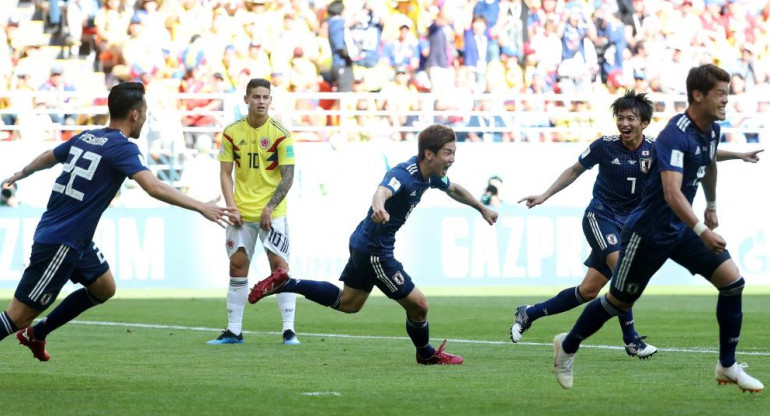 Colombia vs. Japón - James- Mundial de Rusia 2018 - Reuters