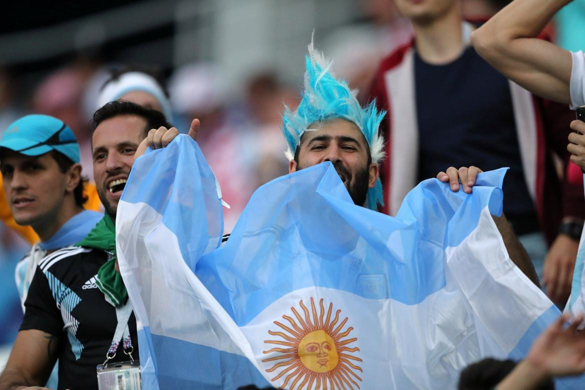 Mundial Rusia 2018: Argentina vs. Croacia - Hinchada - Reuters