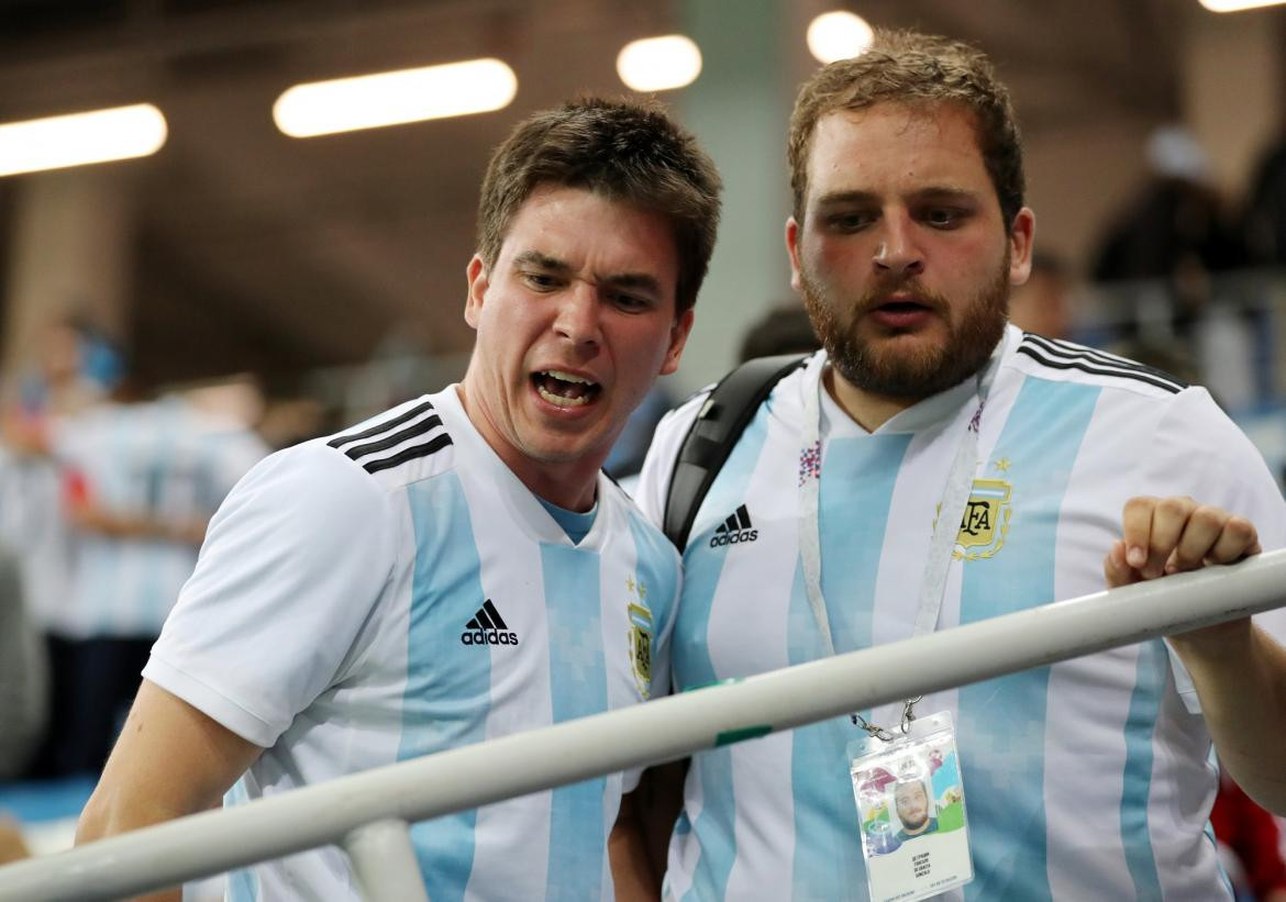 Mundial Rusia 2018: Argentina vs. Croacia - Hinchas - Reuters