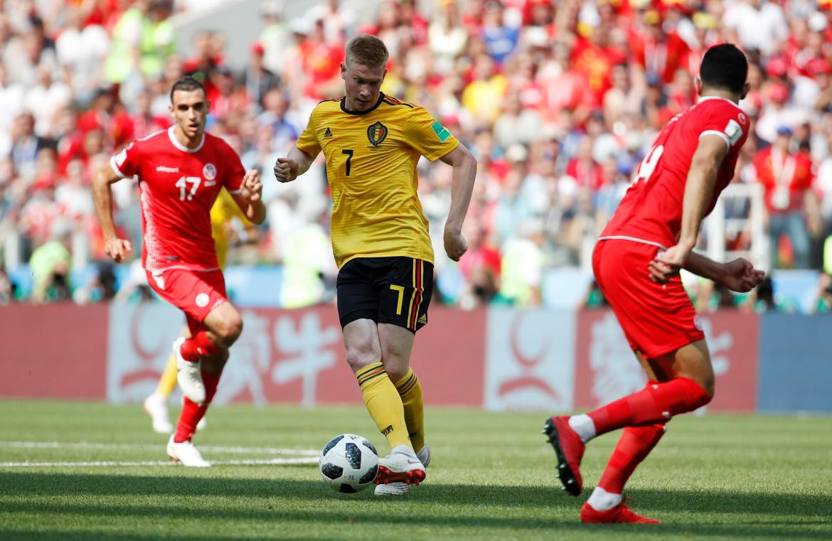 Mundial Rusia 2018: Bélgica vs. Túnez (Reuters)