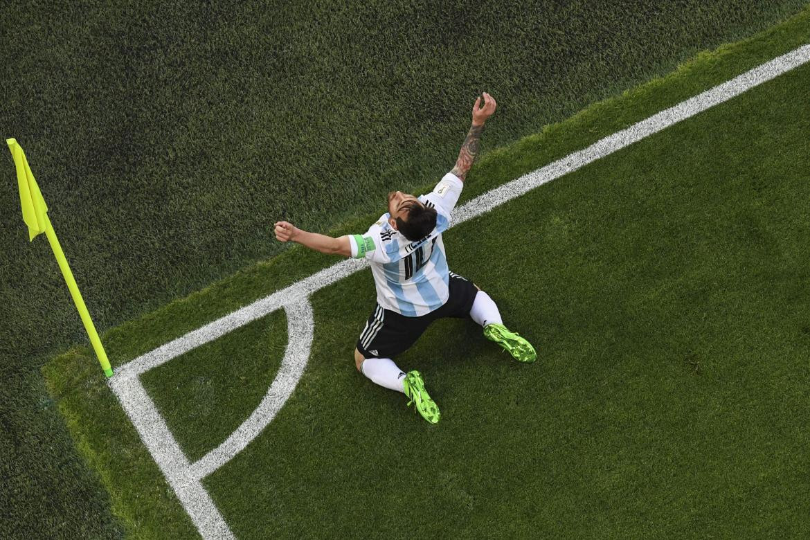 Messi, Selección Argentina, Argentina vs. Nigeria, NA
