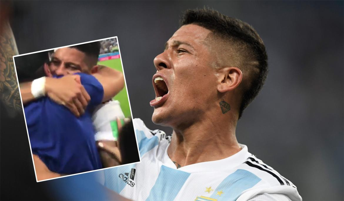 Festejo de Marcos Rojo - Mundial Rusia 2018